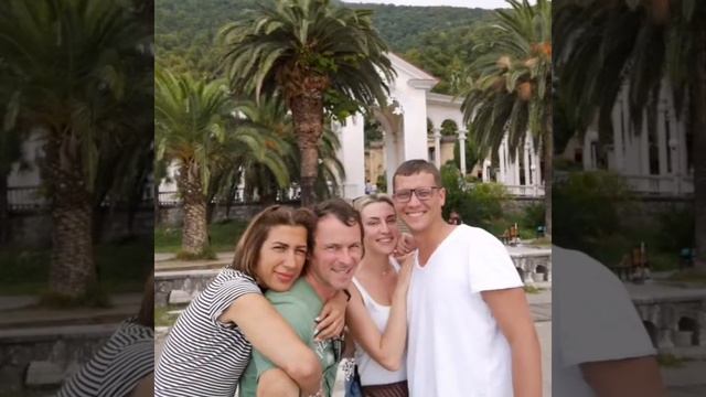 Дорога из Сочи в Абхазию. Едем до Нового Афона смотреть онлайн