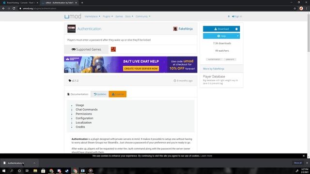 How to add a password on your Rust server смотреть онлайн