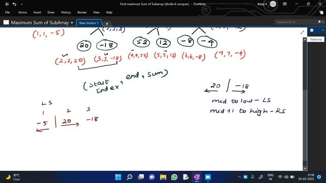 Finding Maximum Sum of Sub array | Solved Example | DAA | Tamil | Kadane's Algorithm| DSA | смотреть онлайн