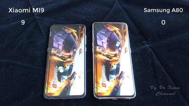 Samsung Galaxy A80 vs Xiaomi MI 9 смотреть онлайн