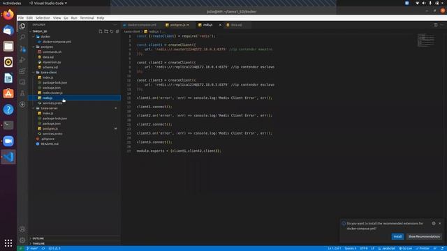 Node, gRPC, postgres, redis en servidor con docker - Tarea 1 смотреть онлайн