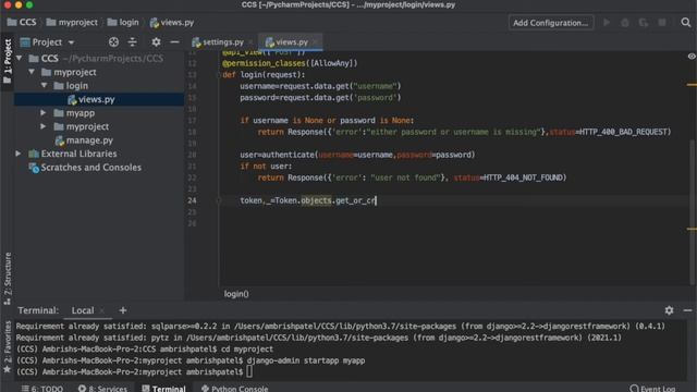 Token authentication in Django(REST framework) in Hindi смотреть онлайн