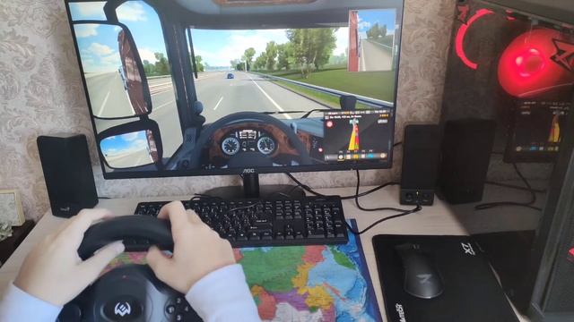 Тест игрового руля GC-W300 в играх смотреть онлайн