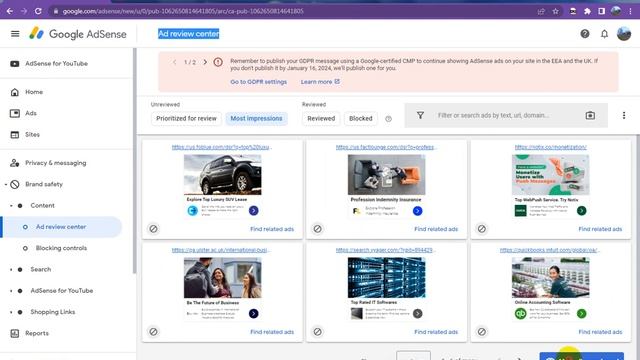 Blogspot Tubes : How To Google Adsense Ads Review From Ad review center Settings смотреть онлайн