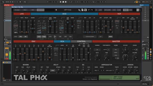 TAL-PHA (Roland Alpha Juno 2 Emulation) - Demo by Crazik смотреть онлайн