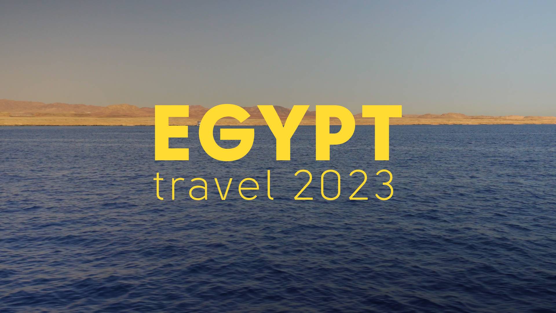 Egypt Travel 2023