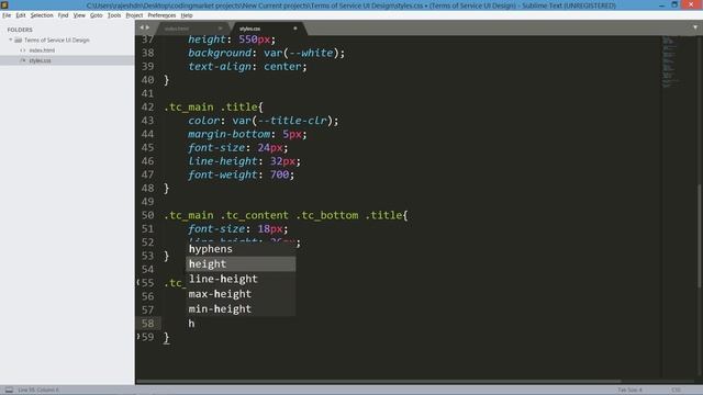 Terms of Services UI Design In HTML and CSS | Terms of Condition UI Design | #termsofservice смотреть онлайн