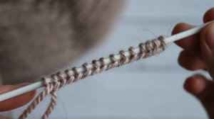 Как набирать петли на спицы. Показываю ПОШАГОВО