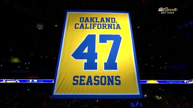 The Warriors Celebrate 47 Seasons, Unveil the Banner at Oracle Arena | April 7, 2019 смотреть онлайн