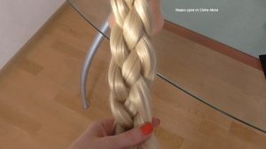ПРОСТОЙ способ заплести косу из четырёх прядей. Hairstyle
