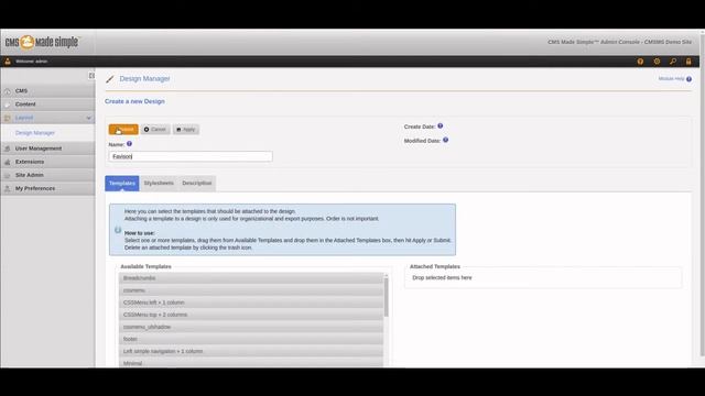 CMS Made Simple Tutorial 03- Designs and Templates смотреть онлайн