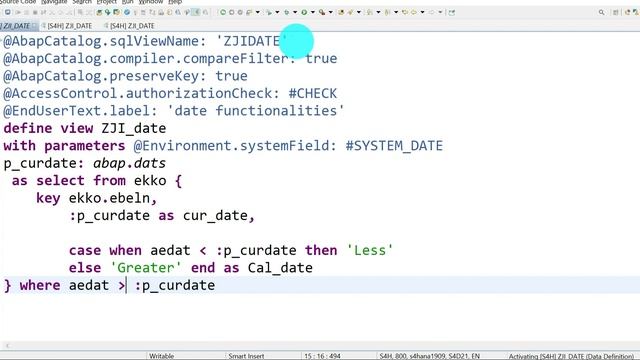 Video 27: CDS View - Date Functionalities смотреть онлайн