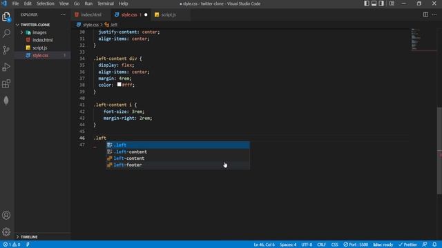 How To Create A Twitter Clone In HTML, CSS & JS - Part 1 смотреть онлайн