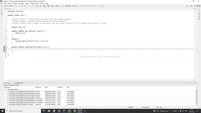 Static Members Execution Flow In Java смотреть онлайн