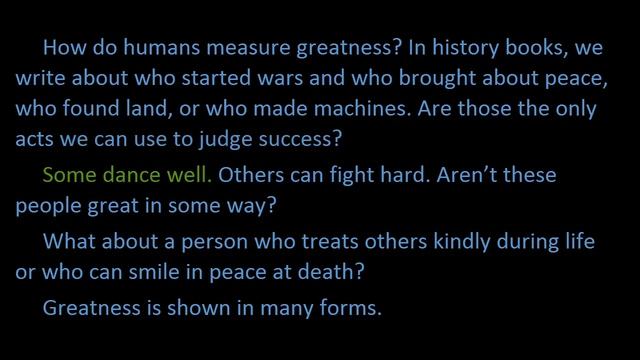 Oral Reading Fluency 16: "Measuring Greatness" - Speak more clearly! смотреть онлайн