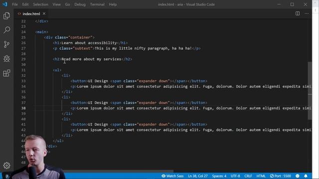 ARIA HTML Tutorial - What is ARIA & Why it's Important to Use! смотреть онлайн