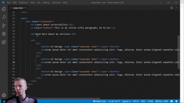 ARIA HTML Tutorial - What is ARIA & Why it's Important to Use!