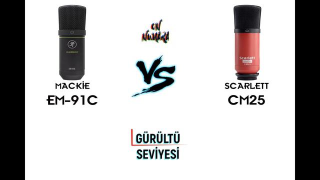 Mackie EM 91C ve Focusrite Scarlett CM25 Studyo Mikrofon Karşılaştırma #89 смотреть онлайн