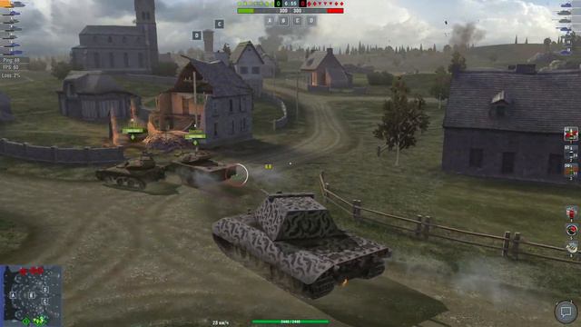 #World of Tanks Blitz. Прокачка танка Е100 в реалистичных боях! смотреть онлайн