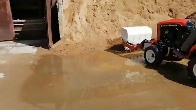 Новый мини трактор Митракс Т150 - мощный полноприводный российский мини трактор . смотреть онлайн