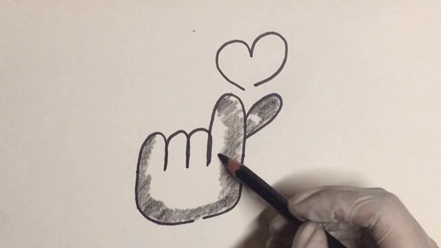 How to Draw Finger Heart Step by Step смотреть онлайн