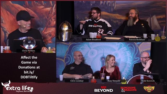 Chris Perkins, Patrick Rothfuss, Amy Vorphal, Todd Kenreck, Adam Bradford and Chris Lindsay Play D& смотреть онлайн