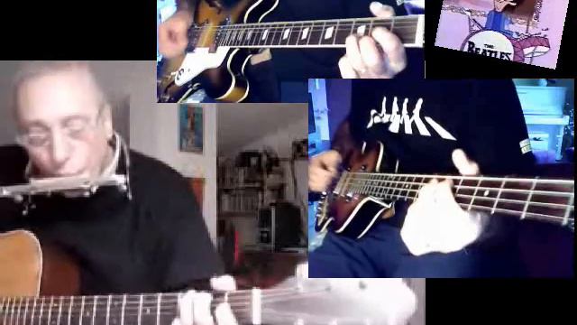 I'm a loser- Beatles Cover with Francoplays (Italia) & Nevernous (France) смотреть онлайн