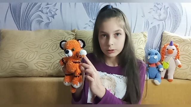 #амигуруми# талисман 2022 года - тигр ''Тигра,, смотреть онлайн