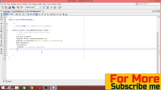 Reverse Of Numbers In Java Netbeans смотреть онлайн