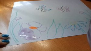 Рисование «Бабочки летают над лугом» (для детей 5-6 лет) МБДОУ № 317