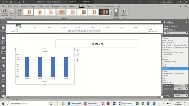 How to create reports across multiple projects using Microsoft Project смотреть онлайн