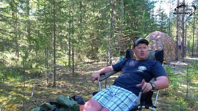 Рыбалка в Туве #2/Заброска в тайгу на лодке, рыбалка на спиннинг, готовим ленка и хариуса/ смотреть онлайн