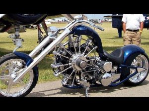 Мотоциклы с Двигателями от СамоЛетов !