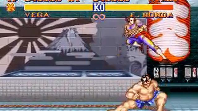 Street Fighter 2 Champion Edition (SNES) Vega Gameplay смотреть онлайн