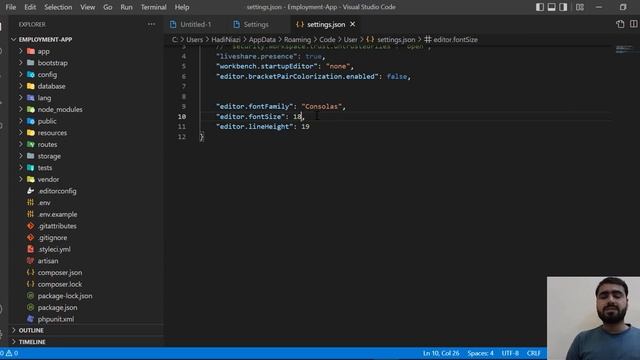 (11) How to change Visual Studio Code Font Family and Font size смотреть онлайн
