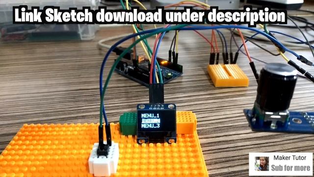 Arduino Menu tutorial - OLED Display + Encoder + switch button смотреть онлайн