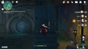 Genshin Impact Иназума Решаем Загадку в Подземелье Арауми и Барьер священной Сакуры