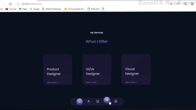 Create a Responsive Personal Portfolio Website Design Using HTML, CSS and Scss. смотреть онлайн