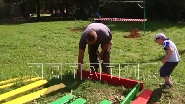 Обновление игровых площадок началось в Нижнем Новгороде смотреть онлайн