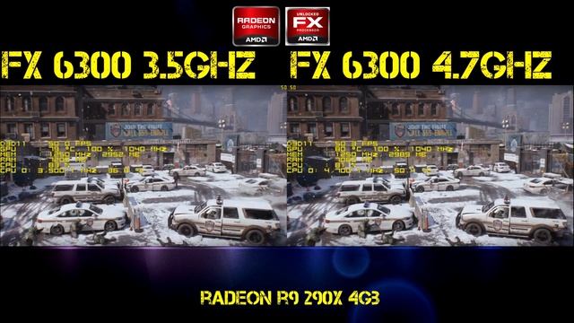 FX 6300 4.7GHz VS FX 6300 3.5GHz | R9 290x смотреть онлайн