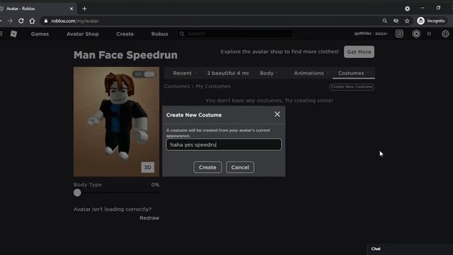 Man face Roblox - Any% Speedrun (description) смотреть онлайн