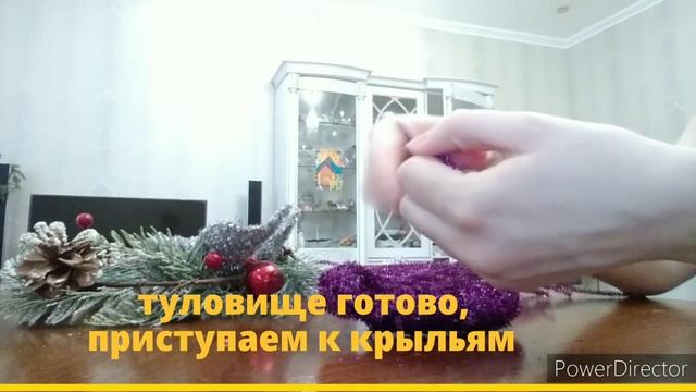 поделка из синельной проволоки птичка на новый год своими руками bird hand made for christmas смотреть онлайн