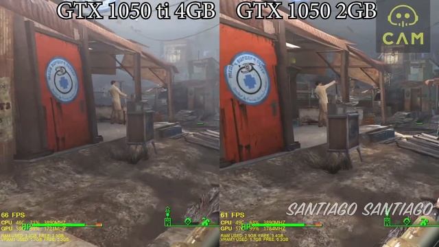 GTX 1050 ti vs GTX 1050 2GB on 14 Games - Side By Side Comparison смотреть онлайн