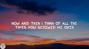 Gotye - Somebody That I Used To Know (Lyric Video)