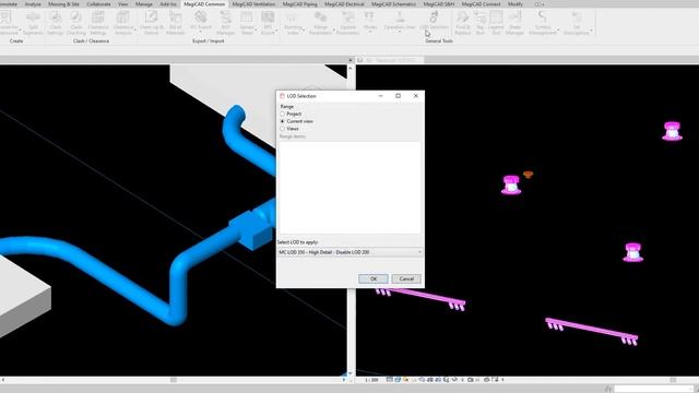 MagiCAD for Revit - LOD Selection смотреть онлайн
