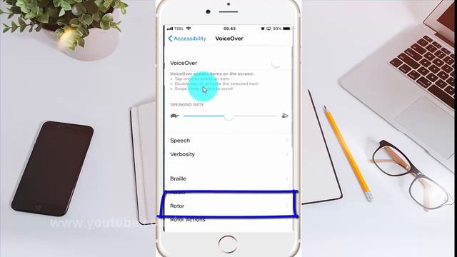 How to enable or disable voiceover Search fields rotor on iPhone 6 смотреть онлайн