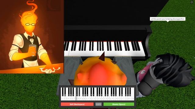 Undertale OST - It's Raining Somewhere Else | [Roblox Piano] смотреть онлайн