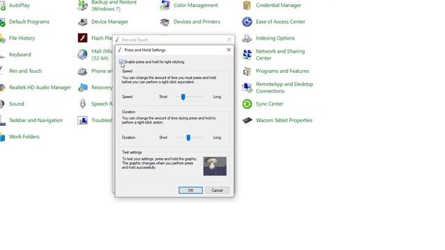 Wacom Circles Disable press and hold Windows 10 смотреть онлайн