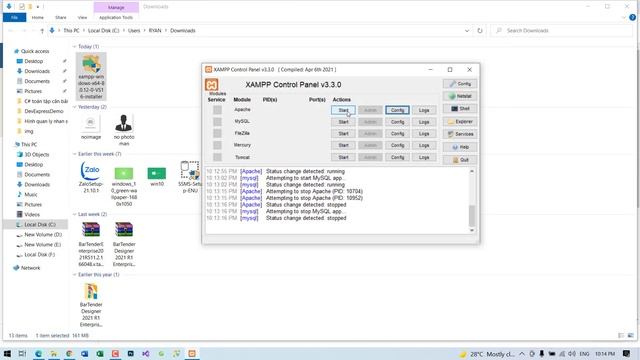 [PHP & MySQL] Hướng dẫn cài đặt XAMPP Server song song với SQL Server| KhoaiCodeTV смотреть онлайн
