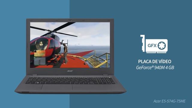 Notebook Acer E5-574G-75ME Core i7 e vídeo 940M de 4 GB смотреть онлайн